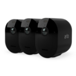 Arlo Pro 5 2K Wire-Free Spotlight Security Camera, 3-pack black