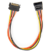 Rocstor Y10C866-RD SATA cable 11.8" (0.3 m) SATA 15-pin Black, Orange, Red, Yellow