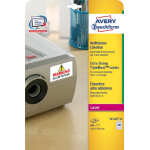 Avery L6140-20 self-adhesive label Rounded rectangle Permanent White 800 pc(s)