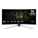 MSI MAG 345CQRF E20 computer monitor 86.4 cm (34") 3440 x 1440 pixels UltraWide Dual Quad HD Black