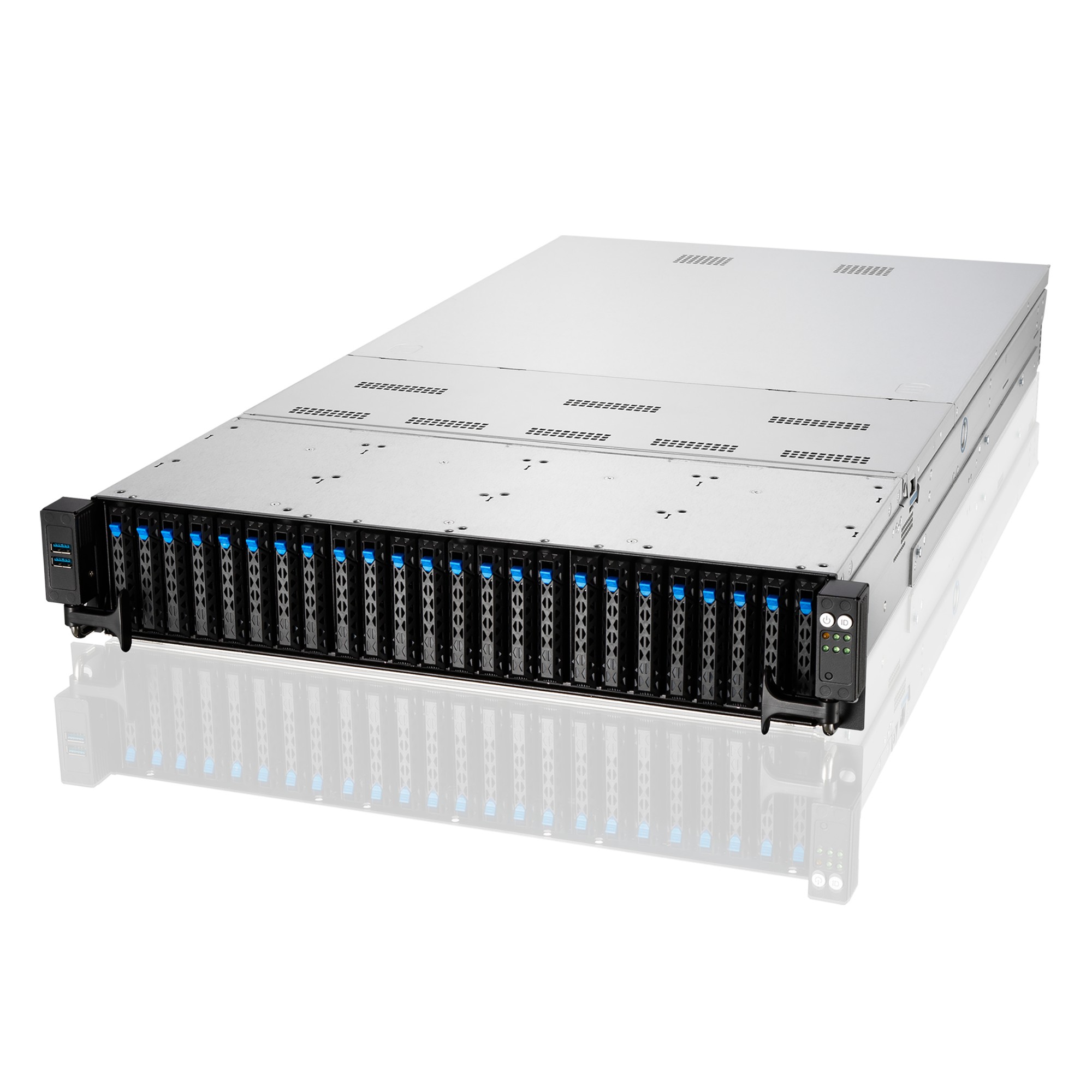 RS720A-E11-RS24U Socket SP3 Rack (2U) Silver, Black