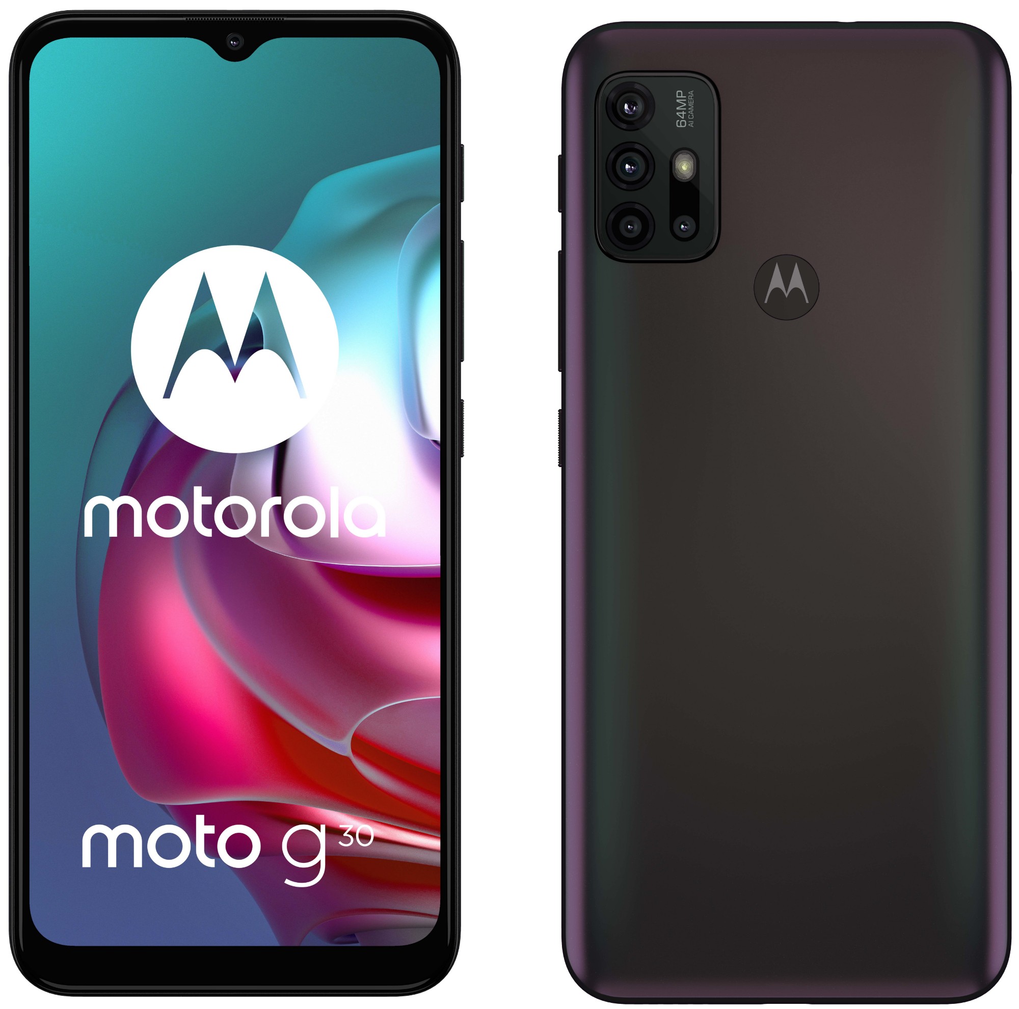 Motorola moto g30 16.5 cm (6.5") Hybrid Dual SIM Android 11 4G USB Type-C 4 GB 128 GB 5000 mAh Black
