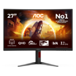 AOC G4 Gaming computer monitor 68,6 cm (27") 2560 x 1440 Pixels Quad HD LED Zwart, Rood