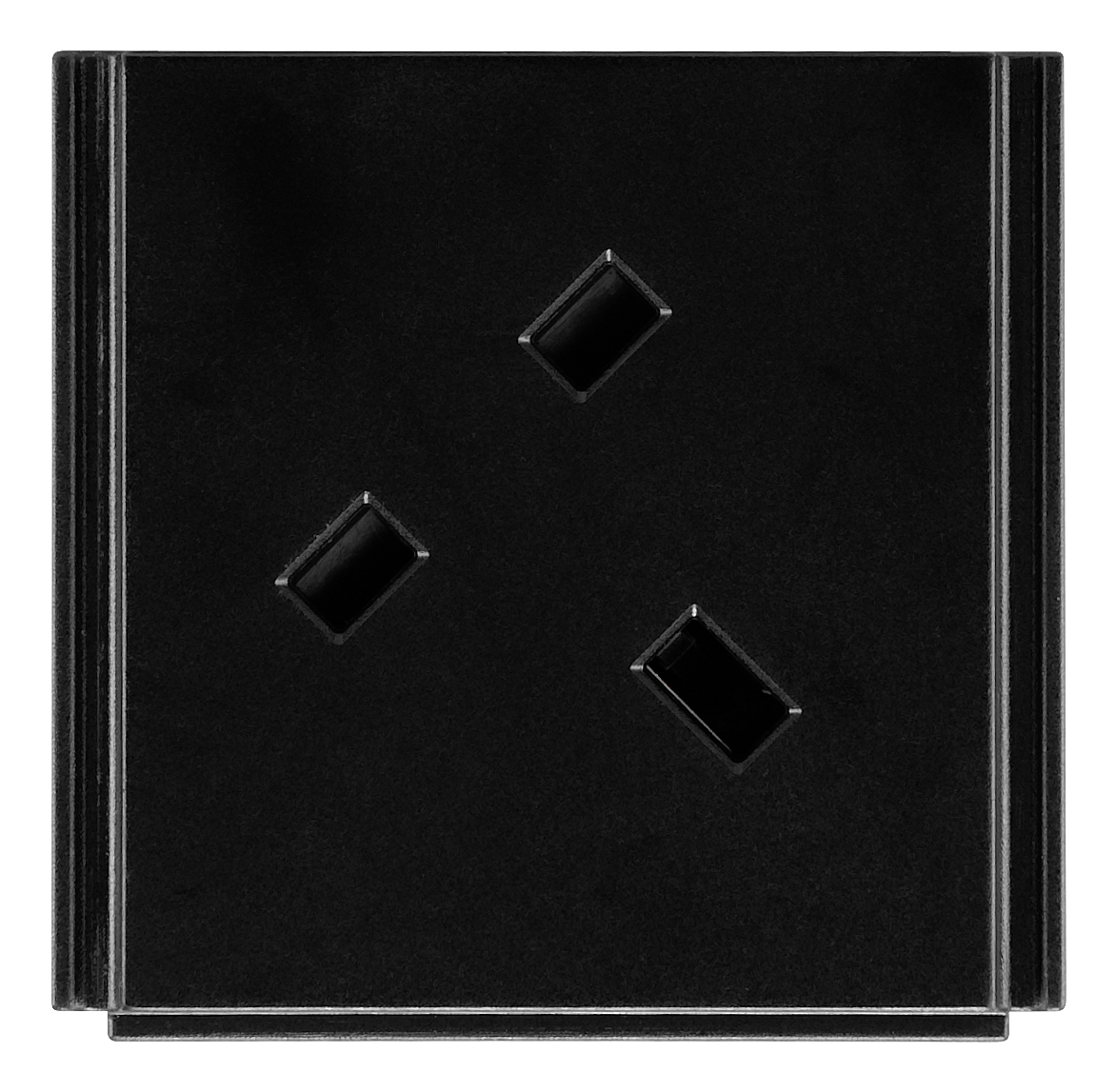 AMX HPX-P250-PC-UK outlet box Type G (UK) Black