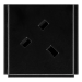 AMX HPX-P250-PC-UK outlet box Type G (UK) Black