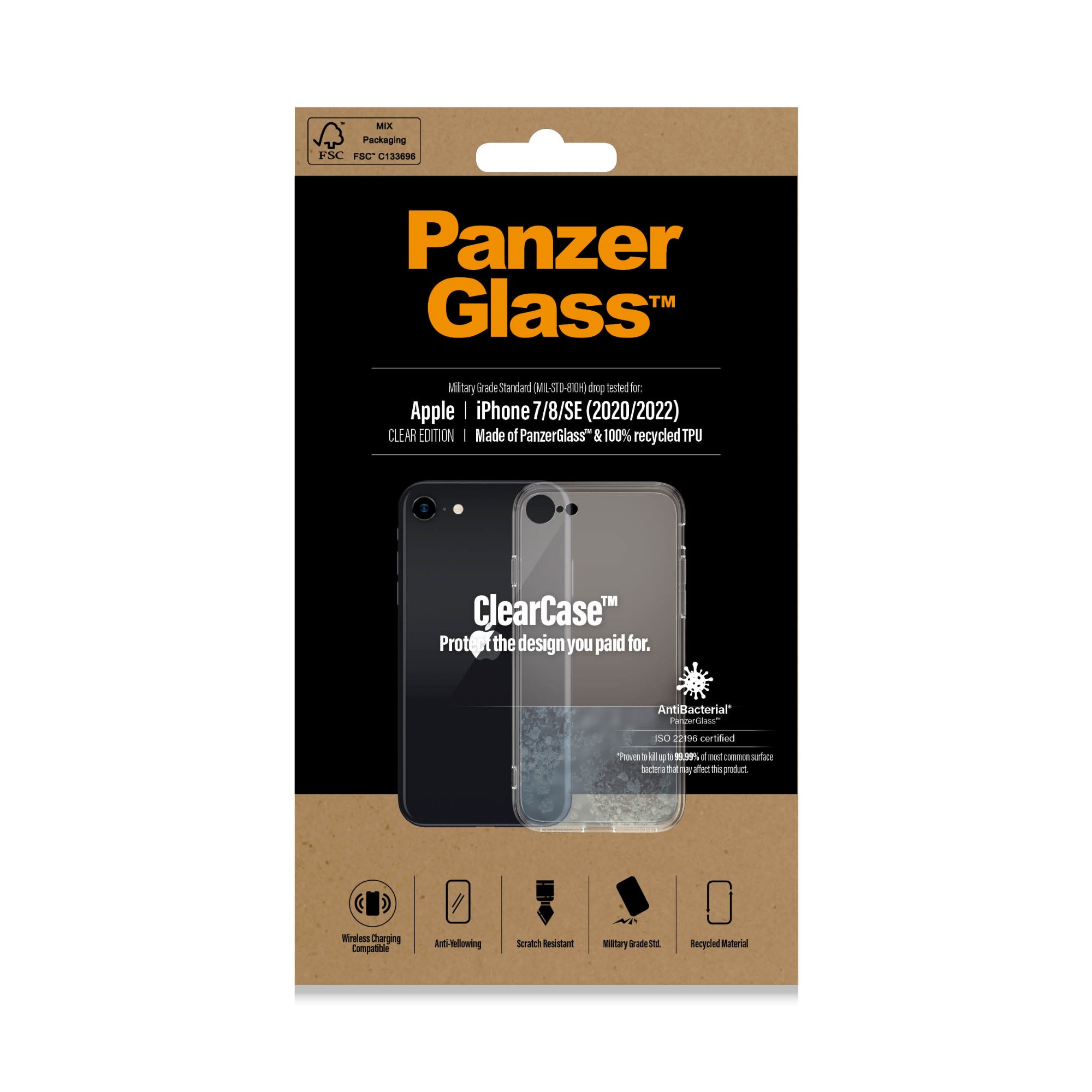 Photos - Case PanzerGlass ® ClearCase Apple iPhone SE  | 8 | 7 BULK0192 (2020/2022)