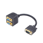 Gembird CC-VGAX2-20CM VGA kabel 0,2 m VGA (D-Sub) 2 x VGA (D-Sub) Zwart