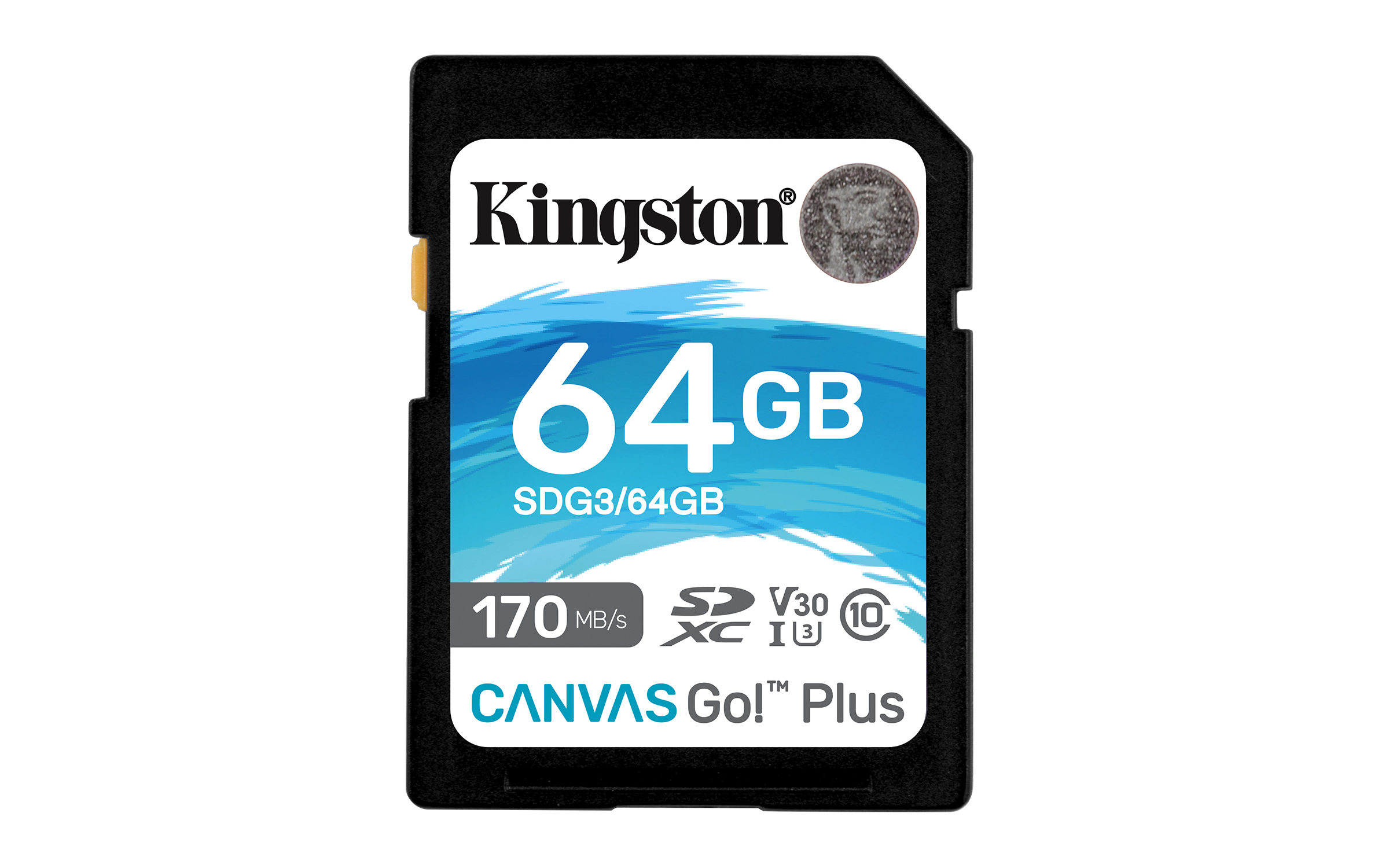 Kingston Technology 64GB SDXC Canvas Go Plus 170R C10 UHS-I U3 V30