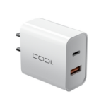 CODi A01102 mobile device charger Smartphone, Tablet White AC Fast charging Indoor