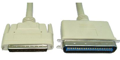 Cables Direct Men's Beige Ss-301 Scsi Cable External 1 M 68-P Centronics C50