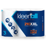 Generic 3 ply white extra strong kitchen towel - 4 x 3 Pack