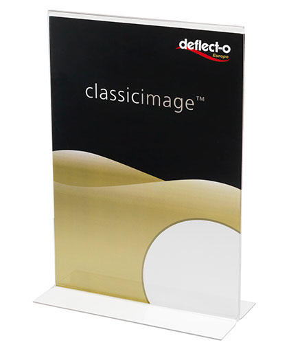 Image of Deflecto 47901 sign holder/information stand A5 Polystyrene (PS)...