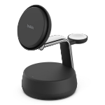 Belkin WIZ040MYCH mobile device charger Headphones, Smartphone Black, Chrome USB Wireless charging Fast charging Indoor