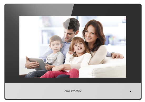 Hikvision Digital Technology DS-KH6320-WTE2 videointercom-system 17,8 cm (7") Svart, Grå