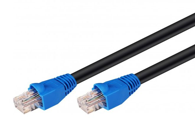 Image of Microconnect B-UTP610SOUT networking cable Black 10 m Cat6 U/UTP (UTP)