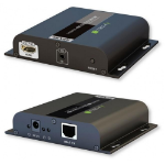 Techly HDMI Extender with IR 4K UHD Cat.6 cable up to 120m