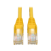 Tripp Lite N001-006-YW Cat5e 350 MHz Snagless Molded (UTP) Ethernet Cable (RJ45 M/M), PoE - Yellow, 6 ft. (1.83 m)