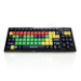 Ceratech Accuratus Monster 2 Bluetooth & RF Wireless Mixed Colour LOWER Case Keyboard with detachable wrist rest. Double sized (24mm x 24mm) keys. Keyboard is hot swappable Multi Device pairing; supporting 2 Bluetooth devices and 1 RF.