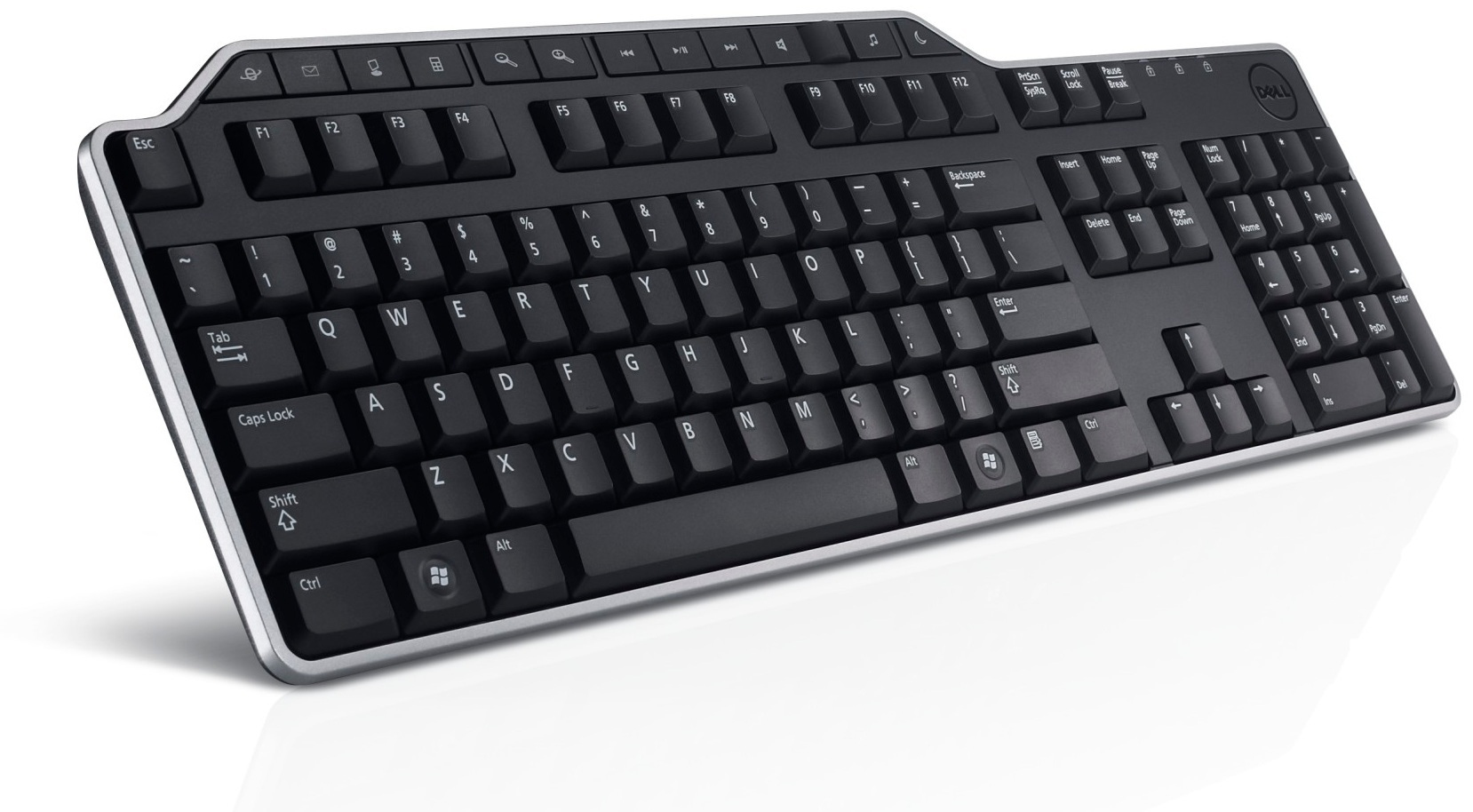 KB522 keyboard USB QWERTY Finnish, Swedish Black