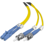 Belkin 1m LC-ST fibre optic cable Yellow