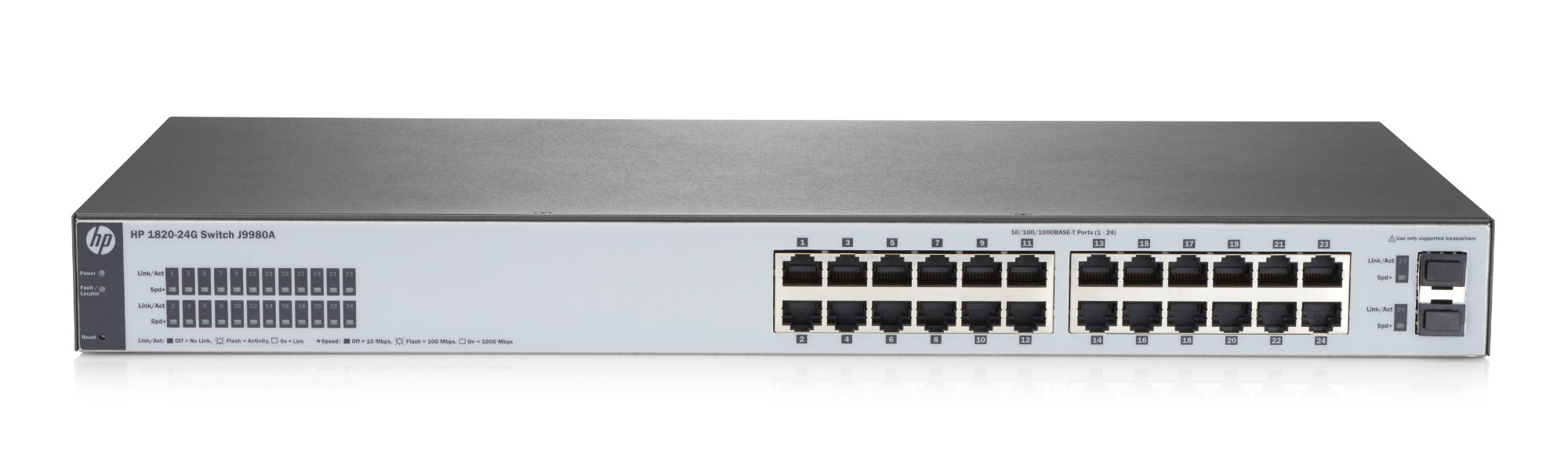 HPE OfficeConnect 1820 24G Managed L2 Gigabit Ethernet (10/100/1000) 1
