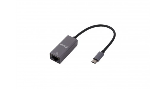 EU Product - USB-C m zu Gigabit Ethernet w Adapter silber - Adapter - Digital thumbnail