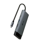 TP-LINK UH7021C USB Type-C 7-in-1 Hub Powerful 100W Fast Charging, 5 Gbps SuperSpeed Data Transfer, Easy to Use with Plug & Play