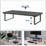 Gembird MS-TABLE-03 flat panel bureau steun Zwart