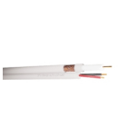 Securi-Flex SFX/59+2C-0.75-BUDGET-PVC-WHT-100 coaxial cable 100 m No White