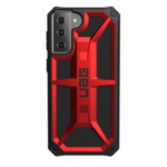 Urban Armor Gear Monarch mobile phone case 17 cm (6.7") Cover Black, Red