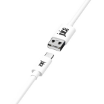 Juice JUI-CABLE-TYPEC-3M-RND-ECO-WHT USB cable USB 2.0 USB A USB C Black