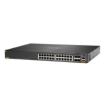 HPE Aruba Networking Aruba 6300F 24-port 1GbE Class 4 PoE & 4-port SFP56 Managed L3 Gigabit Ethernet (10/100/1000) Power over Ethernet (PoE) 1U Grijs