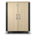 APC NetShelter Soundproof, 17U, Server Rack Enclosure, 230V, Maple