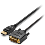 Kensington DisplayPort 1.1 (M) to DVI-D (M) Passive Unidirectional Cable, 6ft