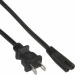 InLine B-16654U power cable Black 1.8 m NEMA 1-15P IEC C7