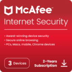 McAfee Internet Security 3 Device 2 Year - Digital Download