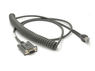 Image of Zebra CBA-R37-C09ZBR serial cable Beige 2.74 m DB9