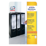 Avery L4761REV-20 self-adhesive label Rounded rectangle Removable White 80 pc(s)