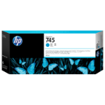 HP 745 cyaan DesignJet inktcartridge, 300 ml