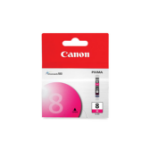 Canon 0622B006/CLI-8M Ink cartridge magenta Blister 13ml for Canon Pixma IP 3300/4200/6600/MP 960/Pro 9000