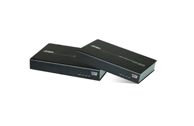 Aten VE813A-AT-E AV extender AV transmitter & receiver Black