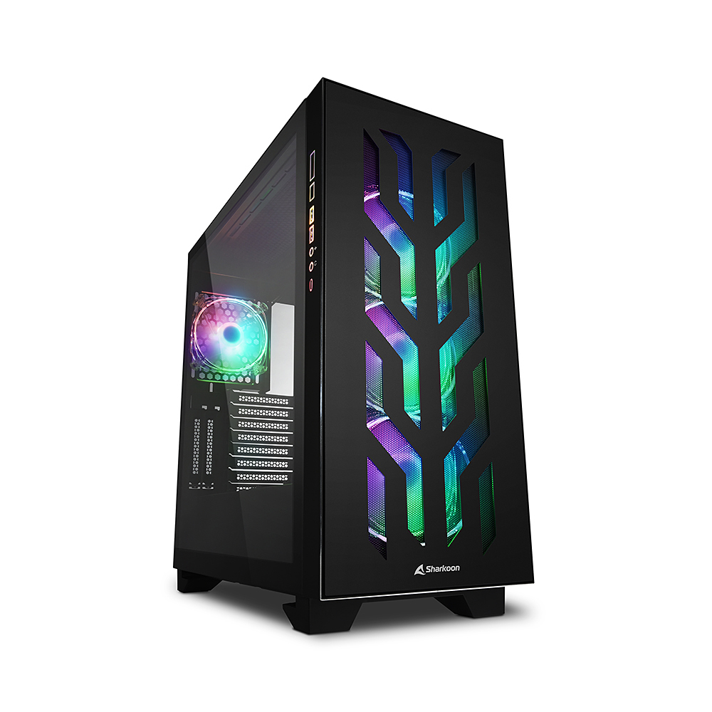 Image of Sharkoon ELITE SHARK CA300T Tower Black