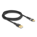 DeLOCK 80761 USB-kabel USB 2.0 2 m USB A USB C Zwart
