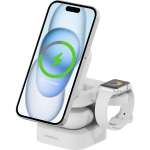 Comsol WQ231S mobile device charger Headphones, Smartphone, Smartwatch White USB Wireless charging Fast charging Indoor