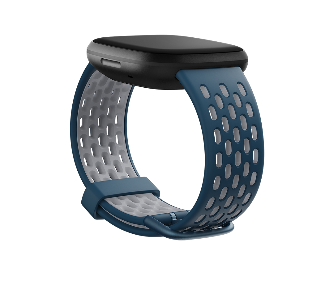 Fitbit FB174SBNVGYS smart wearable accessory Band Blue, Grey Aluminium, Silicone