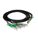 Intel XXV4DACBL2M InfiniBand/fibre optic cable 2 m QSFP28 4x SFP28 Black, Green
