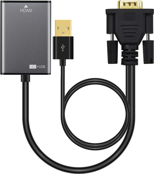 Microconnect VGAHDMI VGA cable 0.15 m VGA (D-Sub) Black