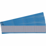 Brady AF-E-PK self-adhesive label Rectangle Permanent Blue 900 pc(s)