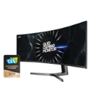 Samsung C49RG90SSR 124.5 cm (49") 5120 x 1440 pixels UltraWide Quad HD+ QLED Black