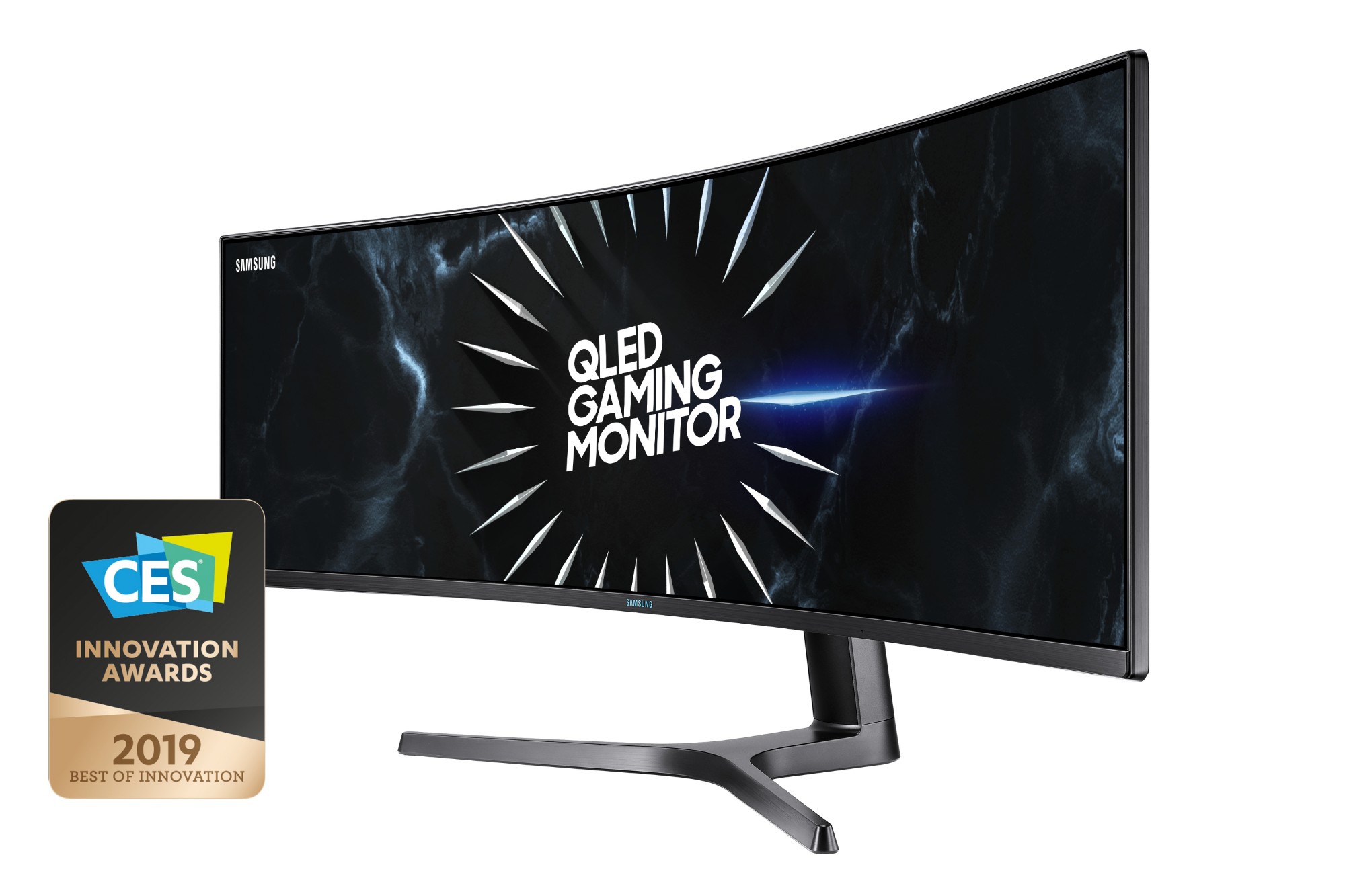 Samsung C49RG90SSR 124.5 cm (49") 5120 x 1440 pixels UltraWide Quad HD+ QLED Black